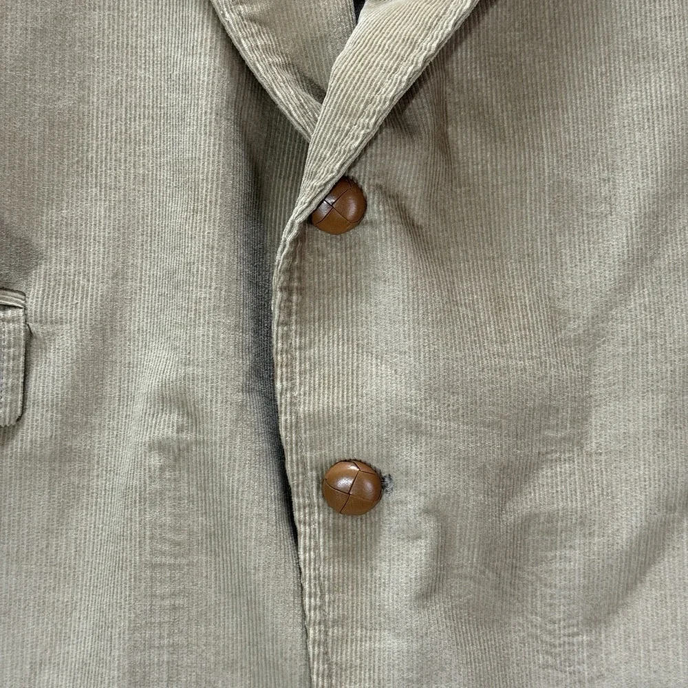 Circle S‎ 48R Tan Corduroy Blazer Western Elbow Patches Cowboy Jacket USA VTG